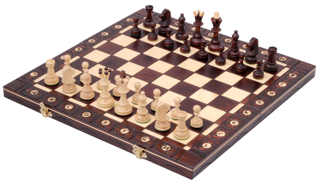 Nobilis: juego de ajedrez de madera premium | GeniusCrafted™