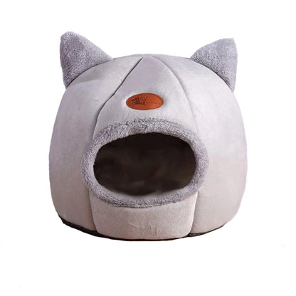 Premium Deep Sleep Winter Cat Bed - Cozy Indoor Tent for Small Dogs and Cats